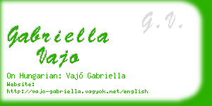 gabriella vajo business card